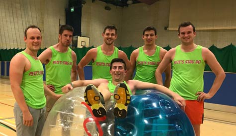 Bubble Football and Dodgeball