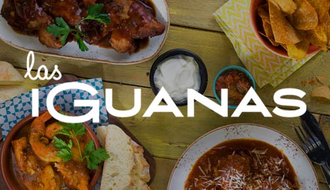 2 Course Las Iguanas Meal (Celebration Menu)