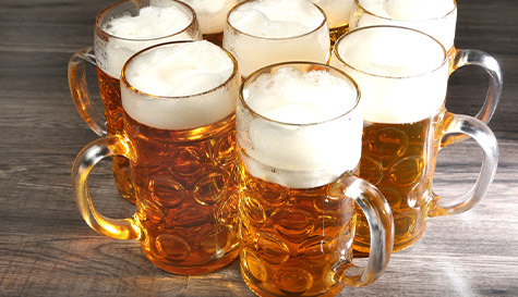 German Meal and Beers