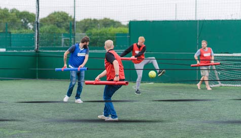 Rage Buggies, Clay Shooting, Blindfold Driving, Human Table Football