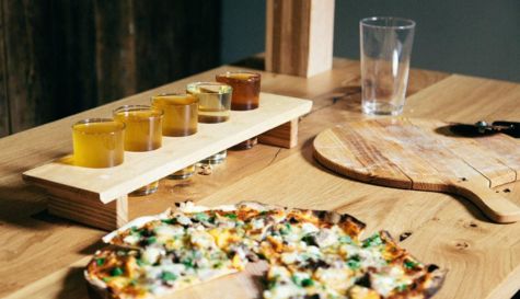 Pizza and Cider Tasting Board